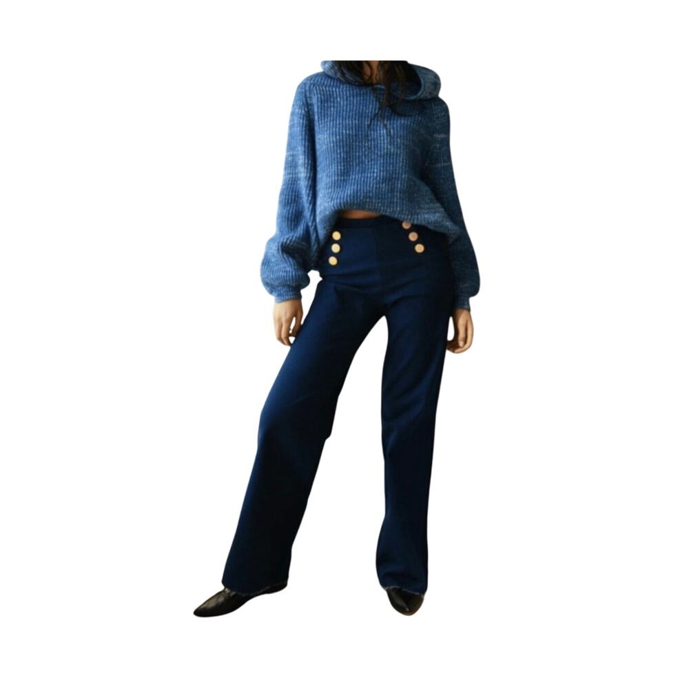 Women's Blue Flare & Wide Leg Jeans